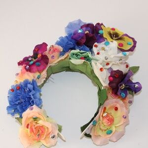 Spring sale! Handmade floral headband for Easter, ren festivals, folk dancing